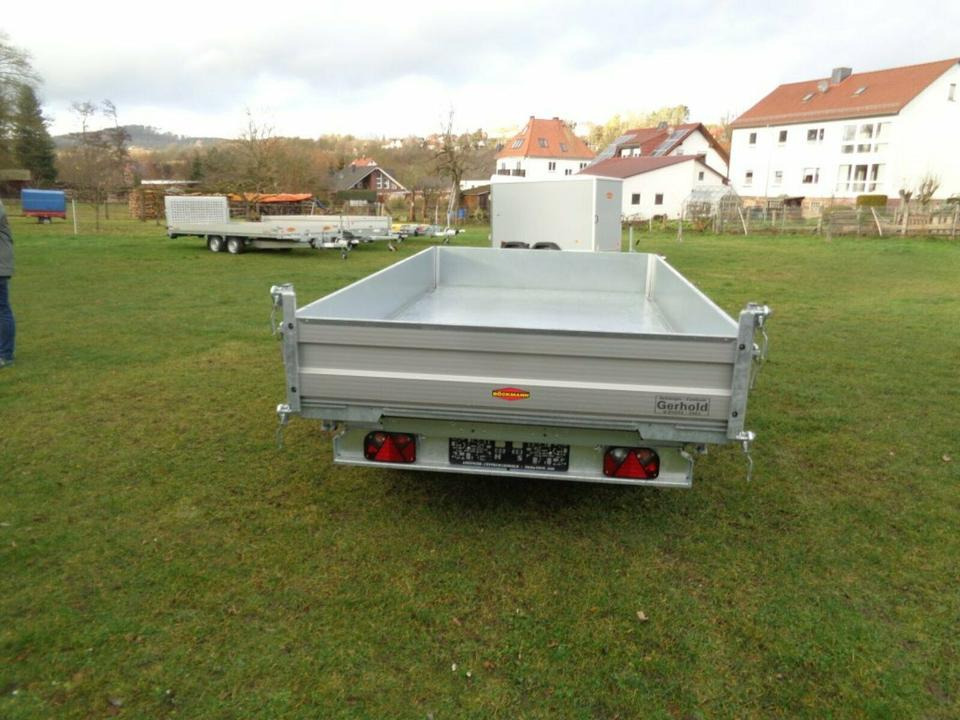 Böckmann PKW-Anhänger E-Pumpe Dreiseitenkipper 2,7 to Blechcover - Rimorkio vetëshkarkuese: foto 3 Böckmann PKW-Anhänger E-Pumpe Dreiseitenkipper 2,7 to Blechcover - Rimorkio vetëshkarkuese: foto 3