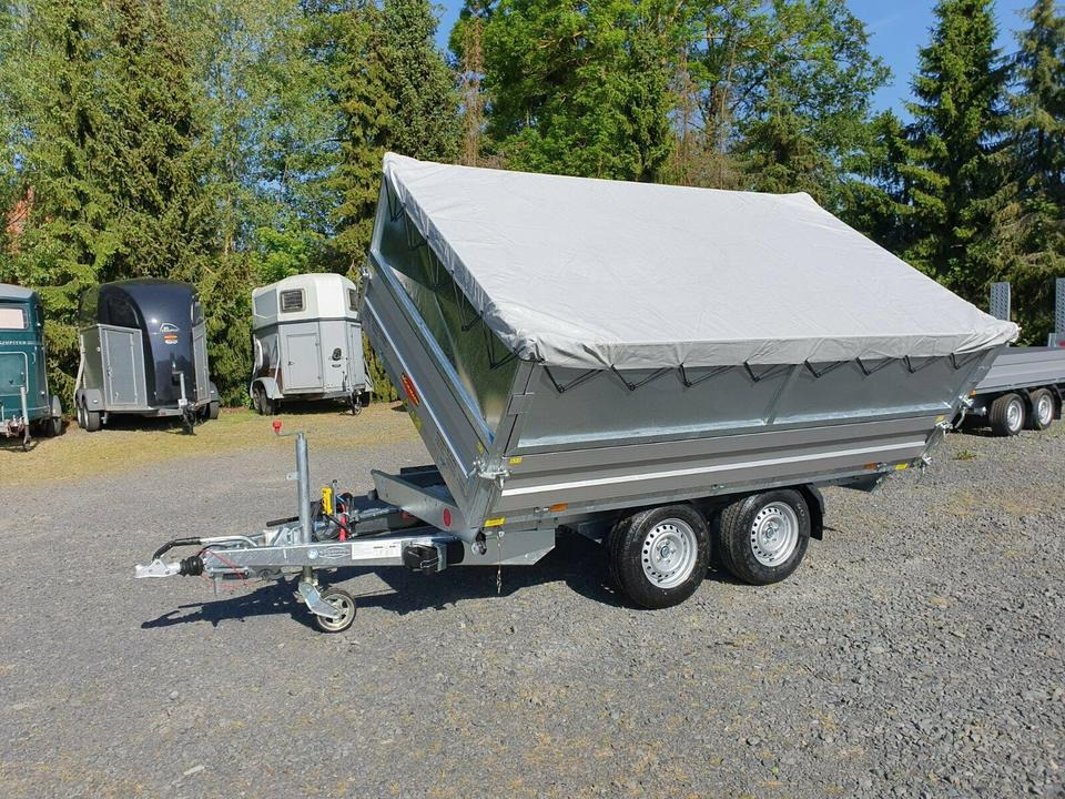 Böckmann PKW-Anhänger Kipper 3,0t Stahlkastenaufsatz - Rimorkio vetëshkarkuese: foto 1 Böckmann PKW-Anhänger Kipper 3,0t Stahlkastenaufsatz - Rimorkio vetëshkarkuese: foto 1