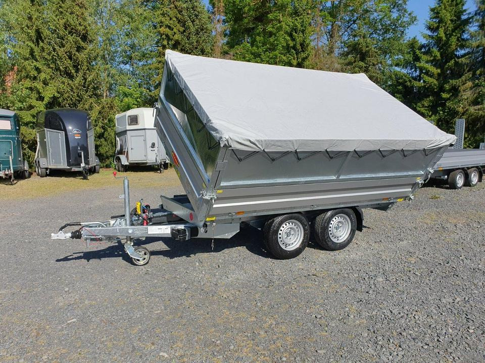 Böckmann PKW-Anhänger Kipper 3,0t Stahlkastenaufsatz - Rimorkio vetëshkarkuese: foto 2 Böckmann PKW-Anhänger Kipper 3,0t Stahlkastenaufsatz - Rimorkio vetëshkarkuese: foto 2