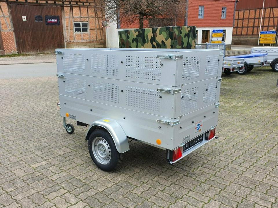 Böckmann PKW-Anhänger TPV 1,0to, 100 km/h, Gitteraufbau - Rimorkio makine: foto 3 Böckmann PKW-Anhänger TPV 1,0to, 100 km/h, Gitteraufbau - Rimorkio makine: foto 3