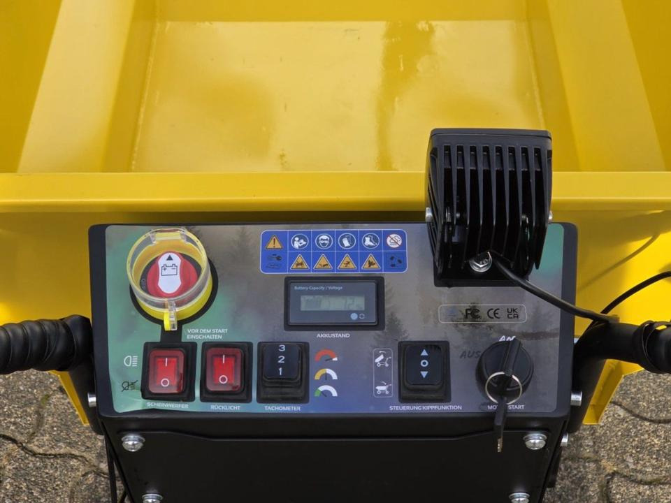 Minshkarkues E Dumper Minidumper Mulde Elektroschubkarre Mieten Leihen: foto 9