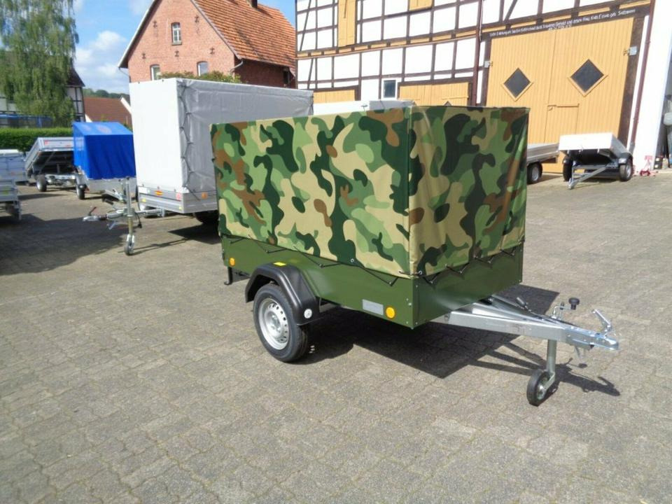 TPV PKW-Anhänger Plane und Spriegel 750 kg, Camouflage - Rimorkio makine: foto 2 TPV PKW-Anhänger Plane und Spriegel 750 kg, Camouflage - Rimorkio makine: foto 2