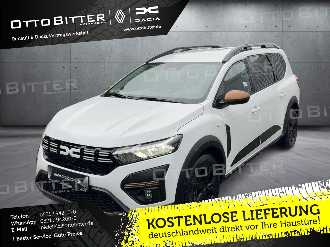 Dacia Jogger Extreme TCe110 5-Sitzer NAVI/RESERVERAD - Makinë me portobagazh: foto 1 Dacia Jogger Extreme TCe110 5-Sitzer NAVI/RESERVERAD - Makinë me portobagazh: foto 1