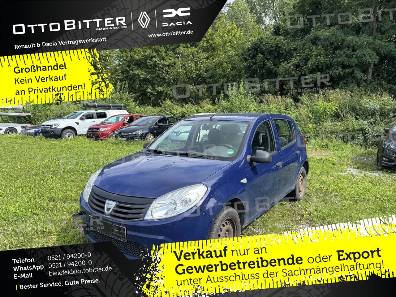 Dacia Sandero 1.4 +ZAHNRIEMEN GERISSEN+ - Veturë: foto 1 Dacia Sandero 1.4 +ZAHNRIEMEN GERISSEN+ - Veturë: foto 1