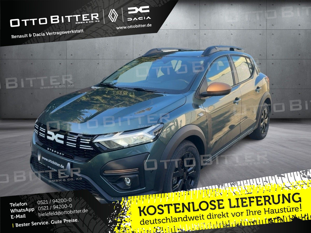 Dacia Sandero Stepway Extreme TCe110 CITY-PAKET/NAVI - Sedan: foto 1 Dacia Sandero Stepway Extreme TCe110 CITY-PAKET/NAVI - Sedan: foto 1