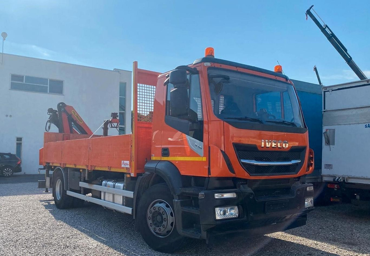 IVECO STRALIS 310 2018 CASSONE FISSO E GRU PALFING - Kamion me karroceri të hapur, Kamion me vinç: foto 1 IVECO STRALIS 310 2018 CASSONE FISSO E GRU PALFING - Kamion me karroceri të hapur, Kamion me vinç: foto 1