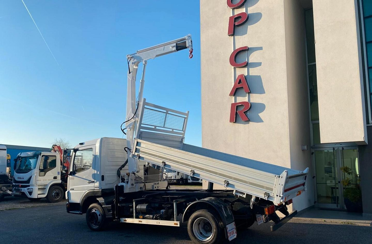 MERCEDES 816 ATEGO RIBALTABILE E GRU - Kamion vetëshkarkues, Kamion me vinç: foto 5 MERCEDES 816 ATEGO RIBALTABILE E GRU - Kamion vetëshkarkues, Kamion me vinç: foto 5