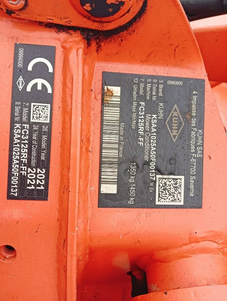 Korrëse bari Kuhn FC 3125: foto 6 Korrëse bari Kuhn FC 3125: foto 6