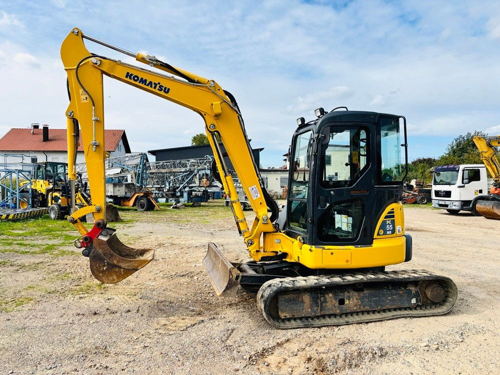 Komatsu PC55MR-3 - Miniekskavator: foto 1 Komatsu PC55MR-3 - Miniekskavator: foto 1