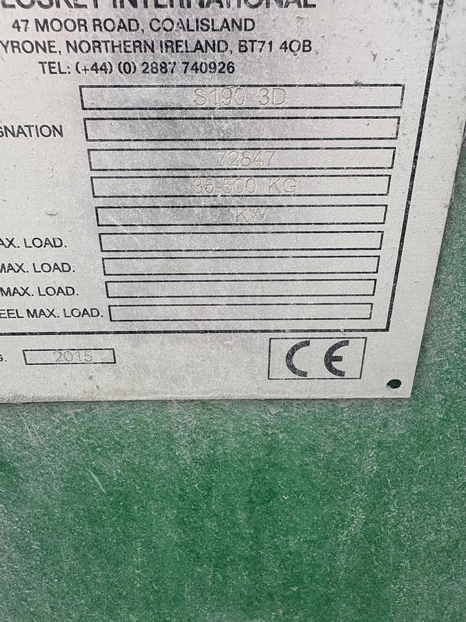 2015 McCloskey S190 - Makinë sitëse: foto 4 2015 McCloskey S190 - Makinë sitëse: foto 4