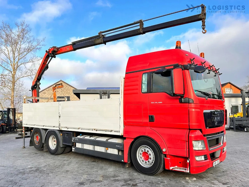 MAN TGX 26.480 Ciężarówka burtowa MAN TGX 26.480 6X2 / PALFINGER PK9002-EH B Crane / 80% Michelin Tire Dodać do ulubionych - Kamion me vinç: foto 5 MAN TGX 26.480 Ciężarówka burtowa MAN TGX 26.480 6X2 / PALFINGER PK9002-EH B Crane / 80% Michelin Tire Dodać do ulubionych - Kamion me vinç: foto 5