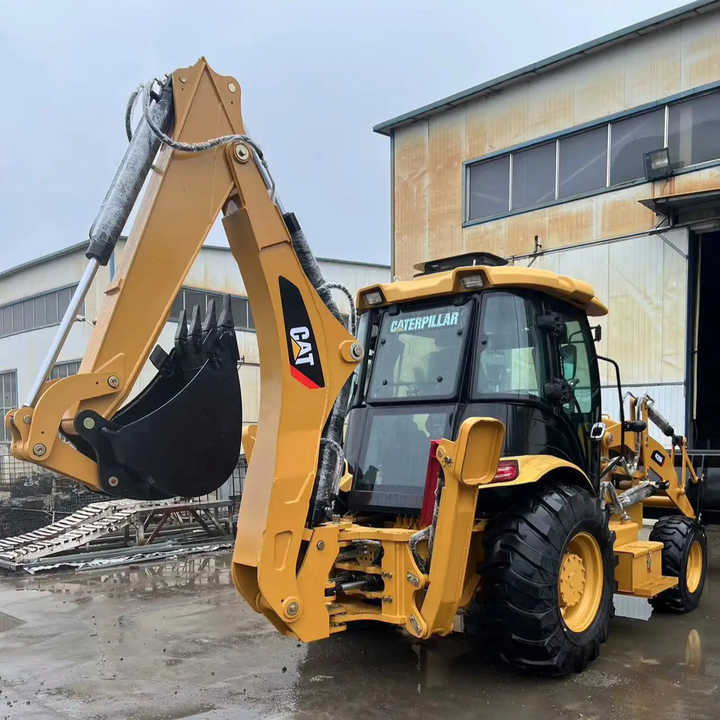 Used Wheel Loader CAT420F Caterpillar 420F Construction Machinery Mini Wheel Skid Steer Loader in Stock - Fadromë me shkarkim nga prapa: foto 3 Used Wheel Loader CAT420F Caterpillar 420F Construction Machinery Mini Wheel Skid Steer Loader in Stock - Fadromë me shkarkim nga prapa: foto 3