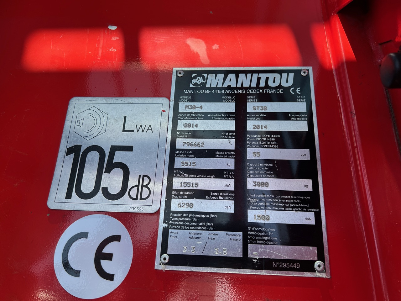 MANITOU M30-4 ST3B - Ngarkues me pirun për terren të ashpër: foto 5 MANITOU M30-4 ST3B - Ngarkues me pirun për terren të ashpër: foto 5