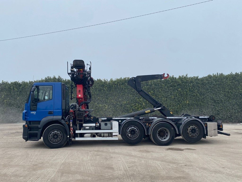 IVECO STRALIS 260.450 SCARRABILE CON GRU - Kamion vetëngarkues: foto 3 IVECO STRALIS 260.450 SCARRABILE CON GRU - Kamion vetëngarkues: foto 3