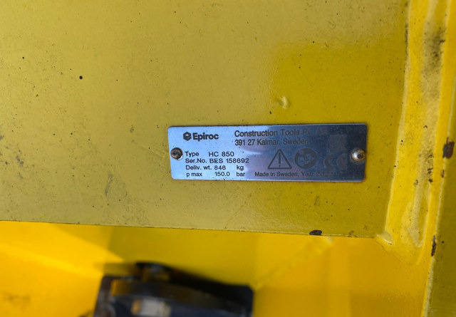 Atlas CopcoHC 850 - Pllakë vibratori, Kokë: foto 4 Atlas CopcoHC 850 - Pllakë vibratori, Kokë: foto 4