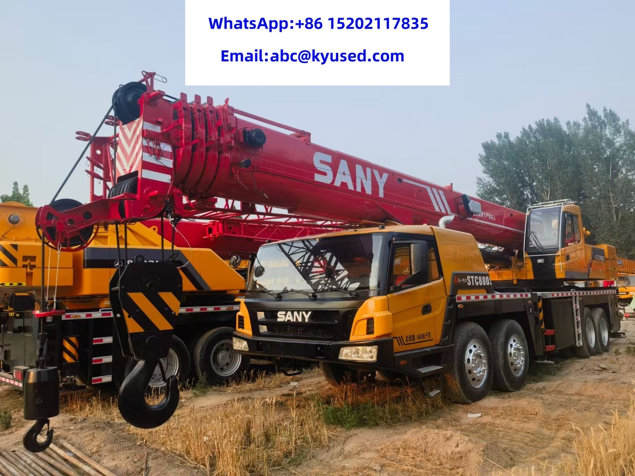 SANY STC800 STC750S STC500S STC1000 STC1600 STC1800 80 TON TRUCK CRANE - Autovinç: foto 1 SANY STC800 STC750S STC500S STC1000 STC1600 STC1800 80 TON TRUCK CRANE - Autovinç: foto 1