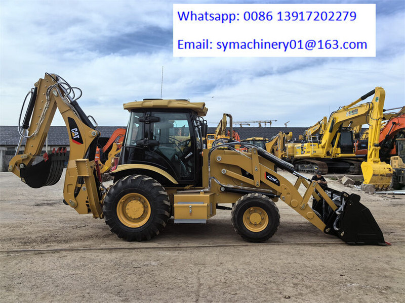 Caterpillar 420F2 - Fadromë me shkarkim nga prapa: foto 2 Caterpillar 420F2 - Fadromë me shkarkim nga prapa: foto 2