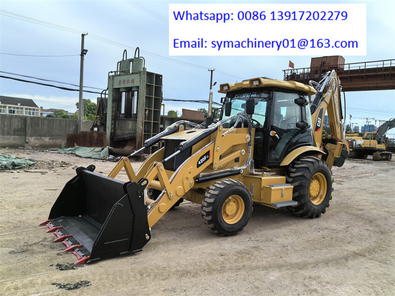 Caterpillar 420F2 - Fadromë me shkarkim nga prapa: foto 2 Caterpillar 420F2 - Fadromë me shkarkim nga prapa: foto 2