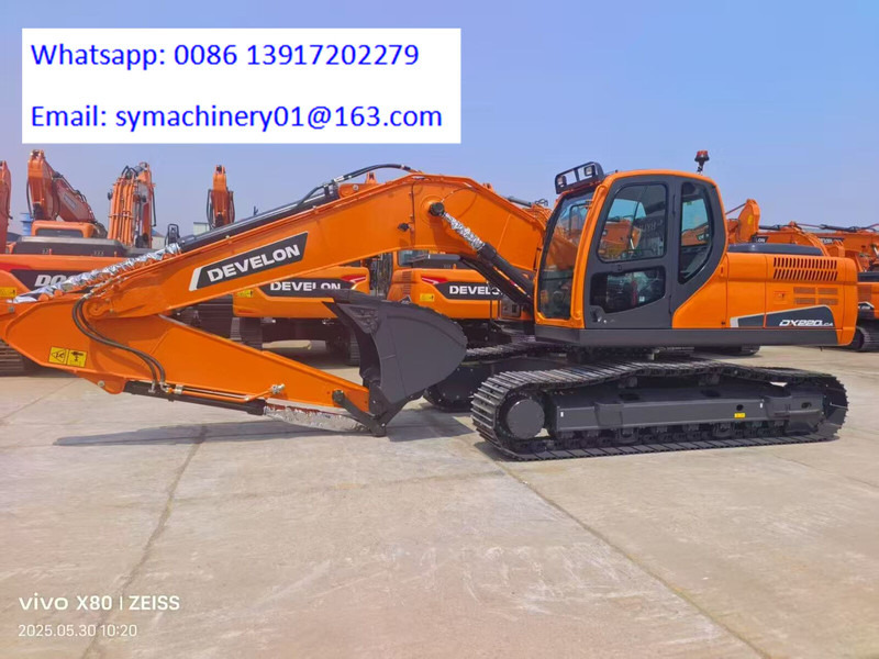 Doosan DX220 - Ekskavator me zinxhirë: foto 1 Doosan DX220 - Ekskavator me zinxhirë: foto 1
