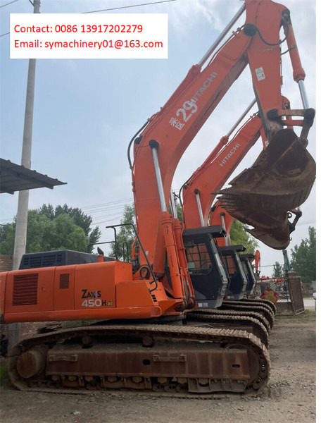 Hitachi ZX450 - Ekskavator me zinxhirë: foto 1 Hitachi ZX450 - Ekskavator me zinxhirë: foto 1