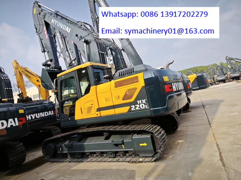 Hyundai HX220 - Ekskavator me zinxhirë: foto 1 Hyundai HX220 - Ekskavator me zinxhirë: foto 1