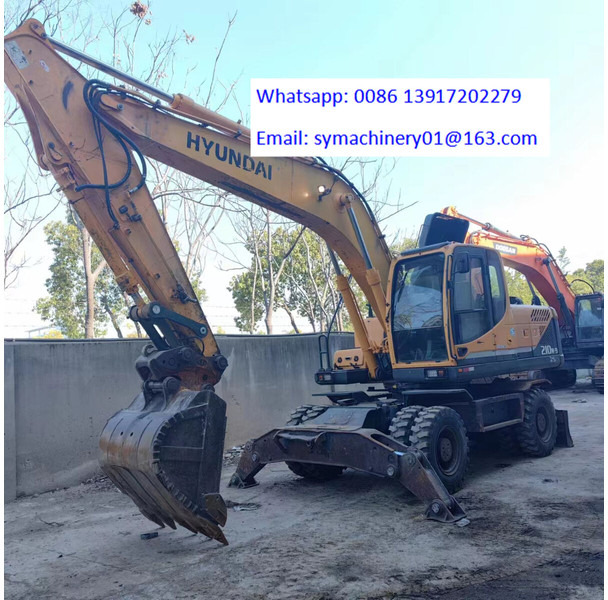 Hyundai R210W - Ekskavator me goma: foto 2 Hyundai R210W - Ekskavator me goma: foto 2