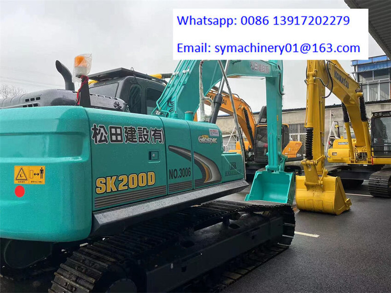 Kobelco SK200-8 - Ekskavator me zinxhirë: foto 1 Kobelco SK200-8 - Ekskavator me zinxhirë: foto 1