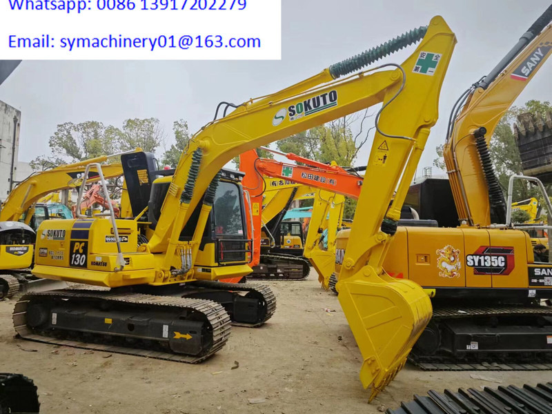 Komatsu PC130 - Ekskavator me zinxhirë: foto 1 Komatsu PC130 - Ekskavator me zinxhirë: foto 1