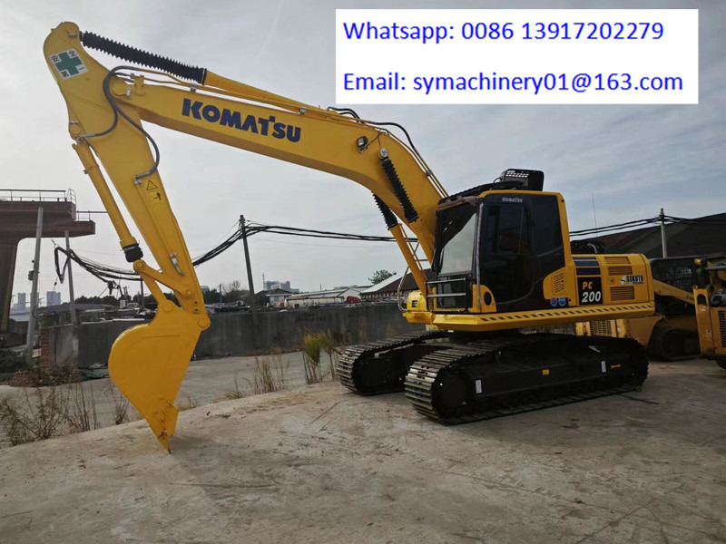 Komatsu PC200-8N1 - Ekskavator me zinxhirë: foto 1 Komatsu PC200-8N1 - Ekskavator me zinxhirë: foto 1