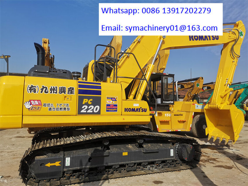 Komatsu PC220-8N1 - Ekskavator me zinxhirë: foto 1 Komatsu PC220-8N1 - Ekskavator me zinxhirë: foto 1