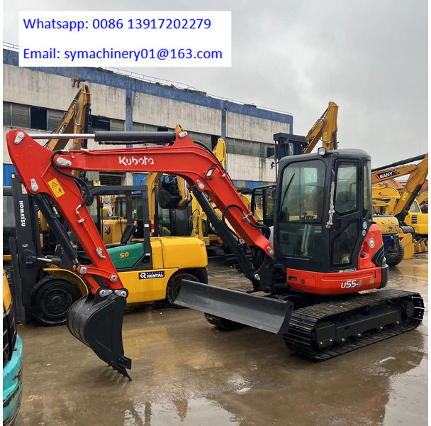 Kubota U55-5 - Miniekskavator: foto 1 Kubota U55-5 - Miniekskavator: foto 1