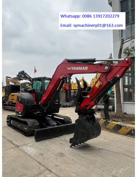Yanmar Vio 80 - Ekskavator me zinxhirë: foto 1 Yanmar Vio 80 - Ekskavator me zinxhirë: foto 1