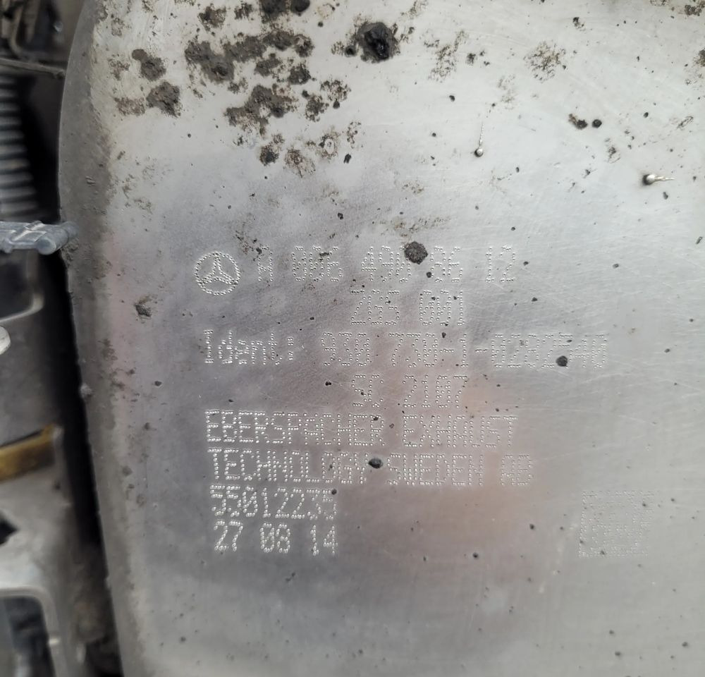 KATALIZATOR MERCEDES ACTROS MP4 A006 490 86 12 - Konvertuesi kataliktik për Kamioni: foto 4 KATALIZATOR MERCEDES ACTROS MP4 A006 490 86 12 - Konvertuesi kataliktik për Kamioni: foto 4