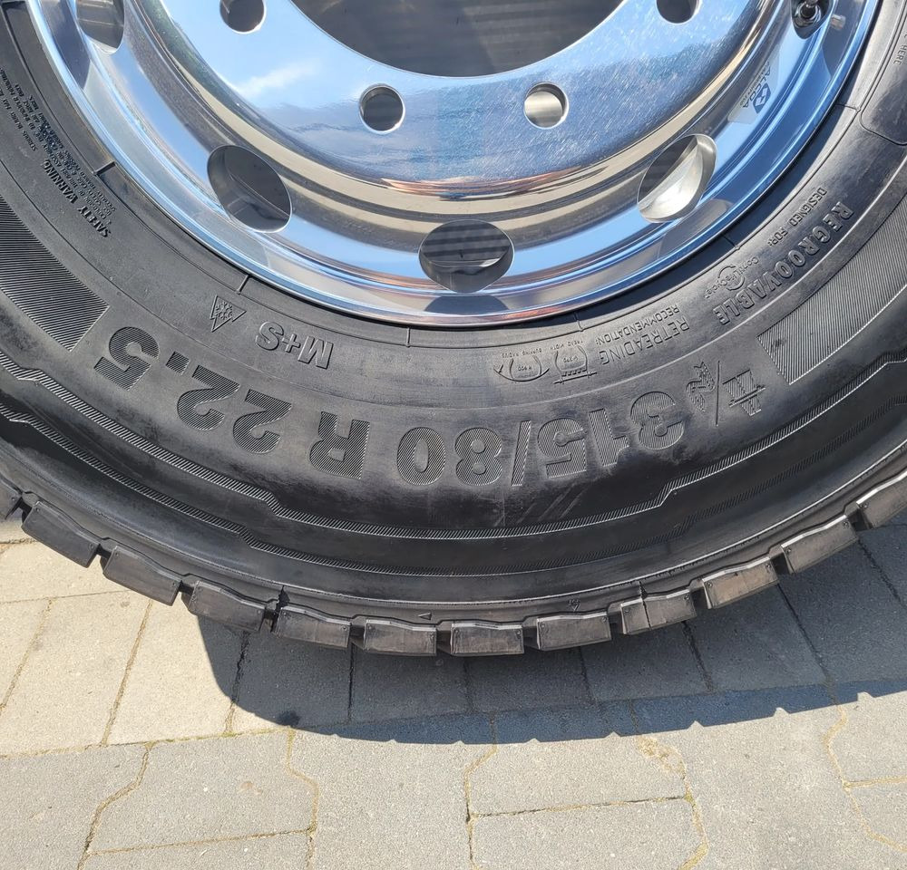 KOŁO CONTINENTAL 315/80R22.5 HYBRID HB3 ALUS ALCOA 9.00 NOWA Chwalim116 - Goma dhe bandazhe për Kamioni: foto 3 KOŁO CONTINENTAL 315/80R22.5 HYBRID HB3 ALUS ALCOA 9.00 NOWA Chwalim116 - Goma dhe bandazhe për Kamioni: foto 3