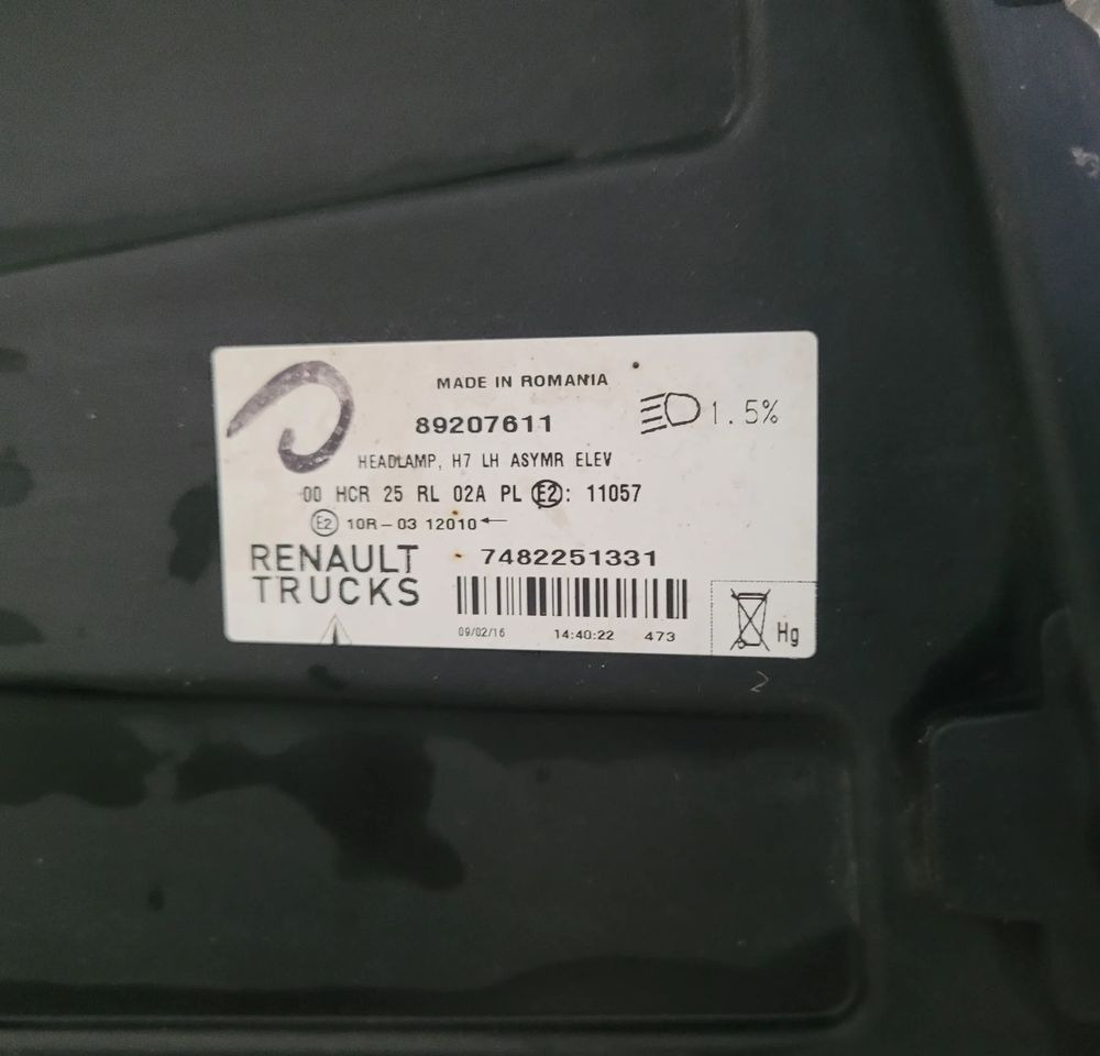 LAMPY RENAULT RANGE T ORYGINAŁ H4 LED CHWALIM116 - Dritat/ Ndriçimi për Kamioni: foto 5 LAMPY RENAULT RANGE T ORYGINAŁ H4 LED CHWALIM116 - Dritat/ Ndriçimi për Kamioni: foto 5