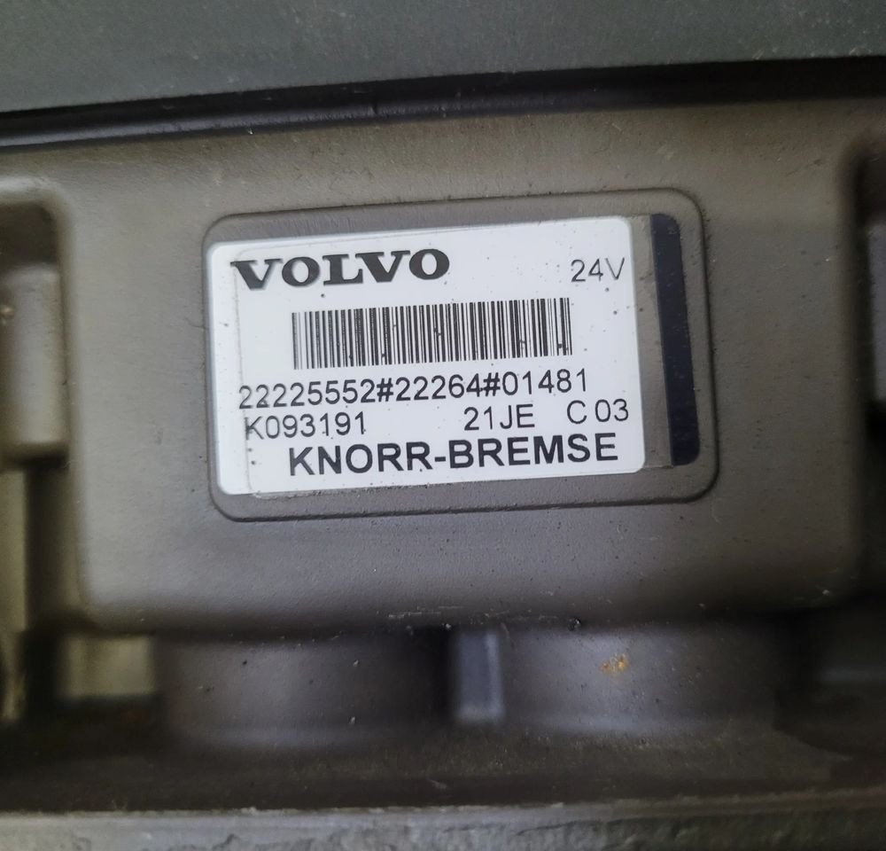 MODULATOR VOLVO KNORR K093191 22225552 CHWALIM116 - Pjesët e frenave për Kamioni: foto 3 MODULATOR VOLVO KNORR K093191 22225552 CHWALIM116 - Pjesët e frenave për Kamioni: foto 3