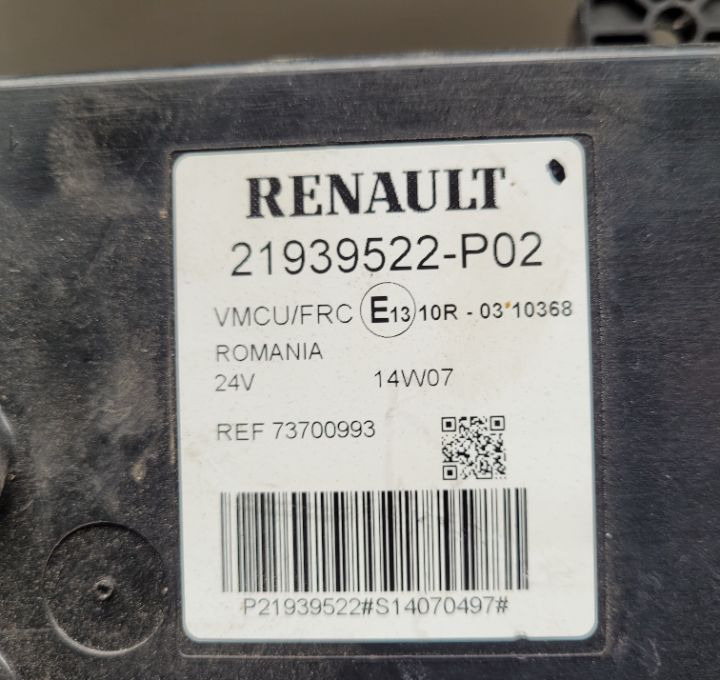 STEROWNIK RENAULT RANGE T 21939522-P02 - ECU për Kamioni: foto 2 STEROWNIK RENAULT RANGE T 21939522-P02 - ECU për Kamioni: foto 2