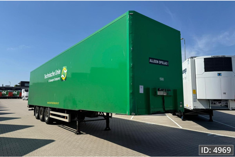 Van Eck PT-3 / BPW Drum / Roll up door - Gjysmë rimorkio me vagonetë të mbyllur: foto 4 Van Eck PT-3 / BPW Drum / Roll up door - Gjysmë rimorkio me vagonetë të mbyllur: foto 4