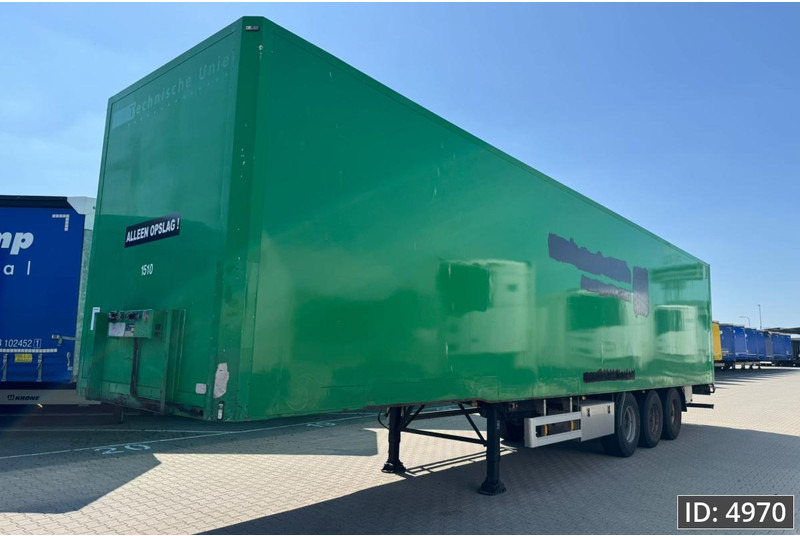 Van Eck PT-3 / BPW Drum / Roll up door - Gjysmë rimorkio me vagonetë të mbyllur: foto 1 Van Eck PT-3 / BPW Drum / Roll up door - Gjysmë rimorkio me vagonetë të mbyllur: foto 1