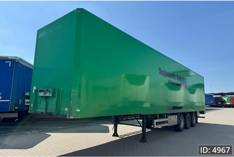 Van Eck PT-3 / BPW Drum / Roll up door - Gjysmë rimorkio me vagonetë të mbyllur: foto 1 Van Eck PT-3 / BPW Drum / Roll up door - Gjysmë rimorkio me vagonetë të mbyllur: foto 1