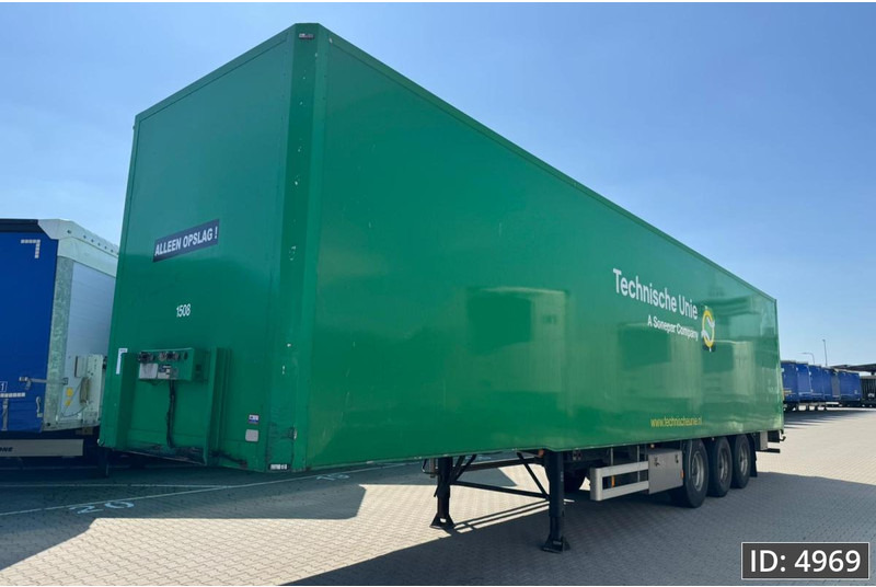 Van Eck PT-3 / BPW Drum / Roll up door - Gjysmë rimorkio me vagonetë të mbyllur: foto 1 Van Eck PT-3 / BPW Drum / Roll up door - Gjysmë rimorkio me vagonetë të mbyllur: foto 1