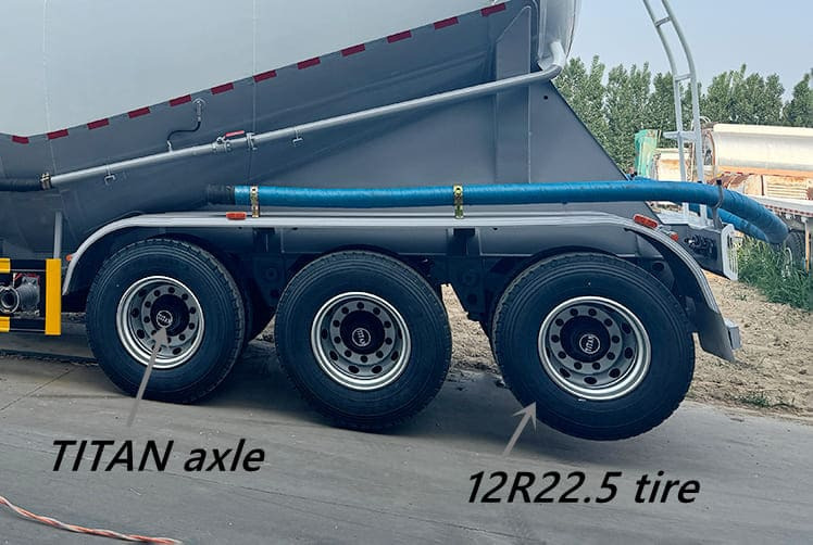 TITAH Bulk Cement Tank Trailer for Slae in Guyana - Gjysmë rimorkio me bot: foto 4 TITAH Bulk Cement Tank Trailer for Slae in Guyana - Gjysmë rimorkio me bot: foto 4