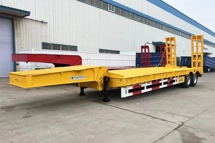 TITAN 2 Axle Low Bed Trailer for Sale in Guyana - Gjysmë rimorkio me plan ngarkimi të ulët: foto 1 TITAN 2 Axle Low Bed Trailer for Sale in Guyana - Gjysmë rimorkio me plan ngarkimi të ulët: foto 1
