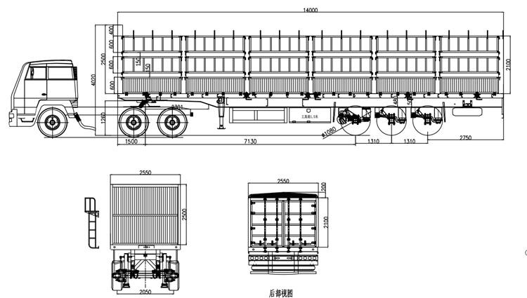 TITAN 3 Axle Cargo Fence Trailer with Air Suspension Transport Animal - Gjysmë rimorkio bagëtish: foto 5 TITAN 3 Axle Cargo Fence Trailer with Air Suspension Transport Animal - Gjysmë rimorkio bagëtish: foto 5