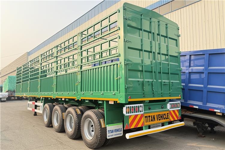 TITAN 4 Axle 80 Ton Livestock Semi Trailer for Sale In Sudan - Gjysmë rimorkio bagëtish: foto 2 TITAN 4 Axle 80 Ton Livestock Semi Trailer for Sale In Sudan - Gjysmë rimorkio bagëtish: foto 2