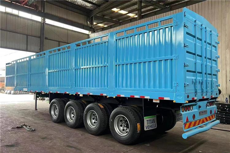 TITAN 4 Axle Fence Semi Truck Trailer for Sale price In Rwanda - Gjysmë rimorkio bagëtish: foto 1 TITAN 4 Axle Fence Semi Truck Trailer for Sale price In Rwanda - Gjysmë rimorkio bagëtish: foto 1