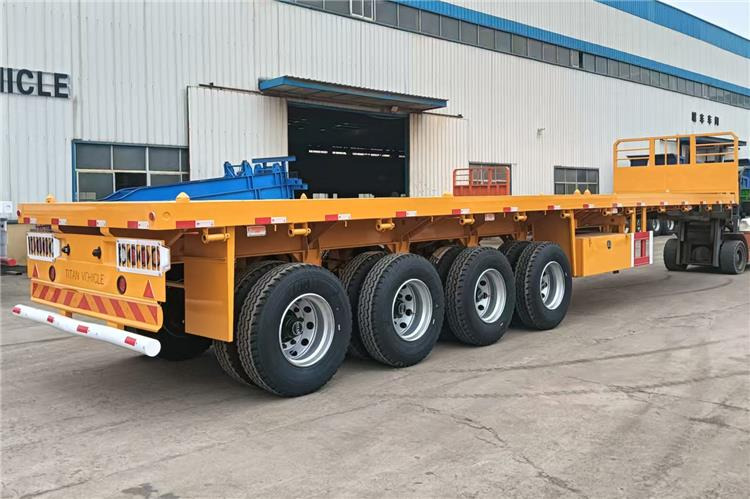 TITAN 4 Axle Flatbed Trailer for Sale Price In Senegal - Gjysmë rimorkio e hapur/ Platformë: foto 1 TITAN 4 Axle Flatbed Trailer for Sale Price In Senegal - Gjysmë rimorkio e hapur/ Platformë: foto 1