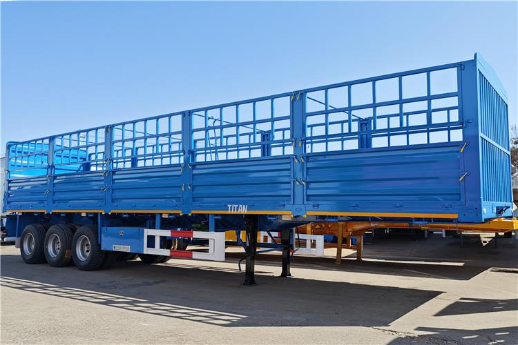 TITAN 60 Ton Fence Cargo Semi Trailer for Sale in Tanzania - Gjysmë rimorkio bagëtish: foto 2 TITAN 60 Ton Fence Cargo Semi Trailer for Sale in Tanzania - Gjysmë rimorkio bagëtish: foto 2
