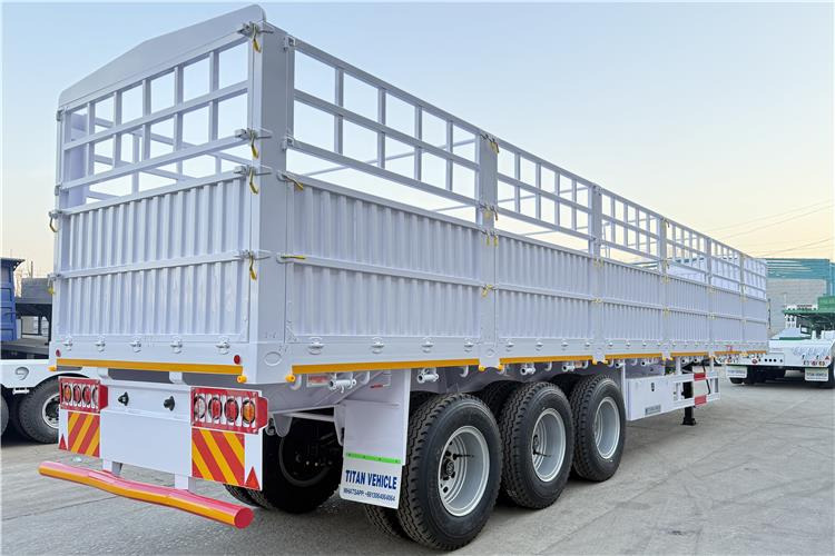 TITAN 80 Ton Fence Cargo Trailer for Sale In Mali - Gjysmë rimorkio bagëtish: foto 1 TITAN 80 Ton Fence Cargo Trailer for Sale In Mali - Gjysmë rimorkio bagëtish: foto 1