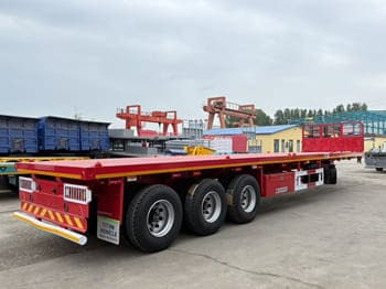 TITAN Flatbed Tri Axle Truck Trailer for Sale in Tanzania - Gjysmë rimorkio e hapur/ Platformë: foto 3 TITAN Flatbed Tri Axle Truck Trailer for Sale in Tanzania - Gjysmë rimorkio e hapur/ Platformë: foto 3